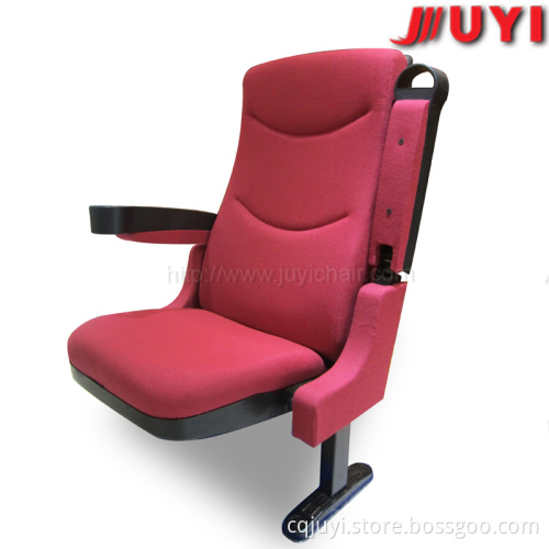 2 seats auditorium theater tip up chair with cup holder for sale JY-616